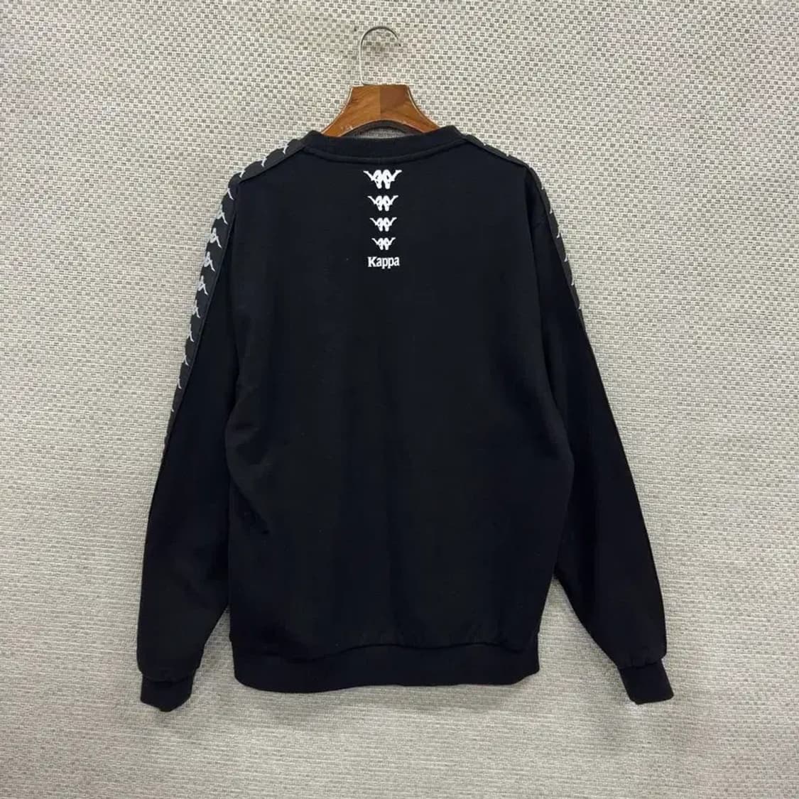 카파 캐쥬얼 자수로고 사이드라인 오버핏 맨투맨 90 A00101 상품이미지2