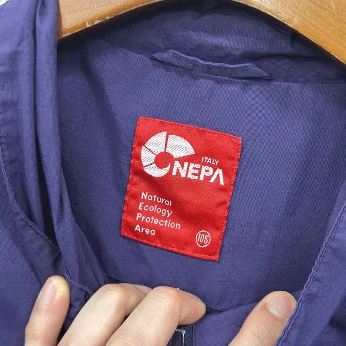 네파 아웃도어 등산 자수로고 바람막이 자켓 105 A00098 상품이미지3