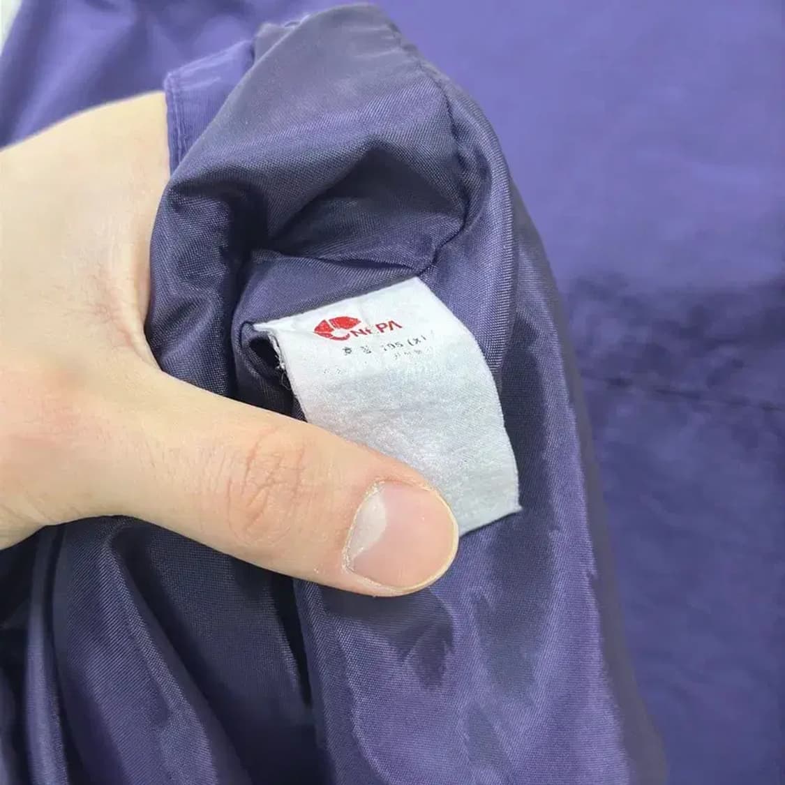 네파 아웃도어 등산 자수로고 바람막이 자켓 105 A00098 상품이미지4