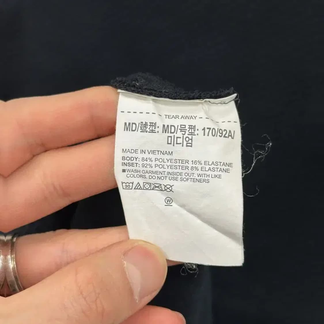 언더아머 라운드넥 빅로고 롱슬리브 긴팔티 95 A00094 상품이미지4