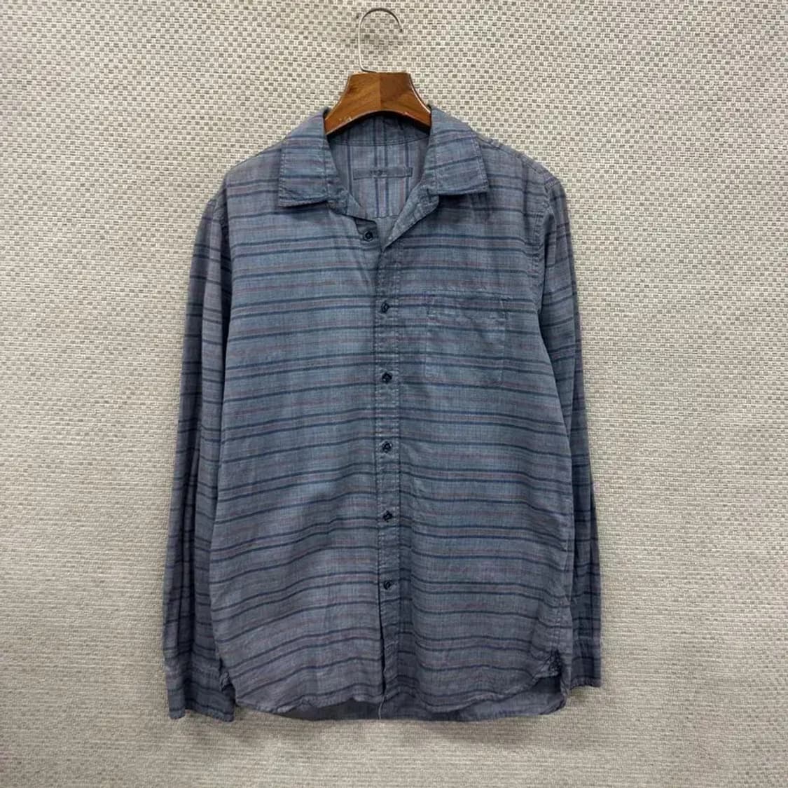 시리즈 캐쥬얼 스트라이프 긴팔 셔츠 105 A00106 상품이미지1