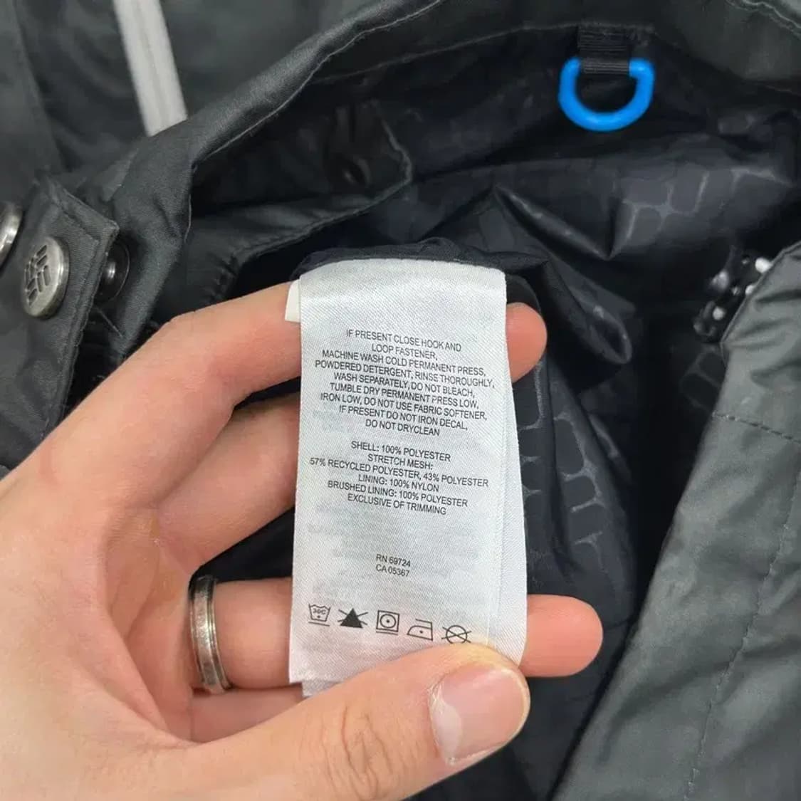 콜럼비아 아웃도어 등산 익스체인지 바람막이 자켓 90 A00164 상품이미지5