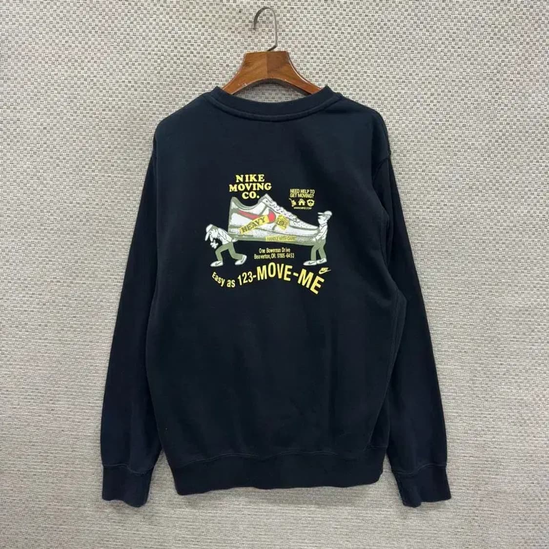 나이키 캐쥬얼 자수로고 오버핏 맨투맨 95 A00167 상품이미지2