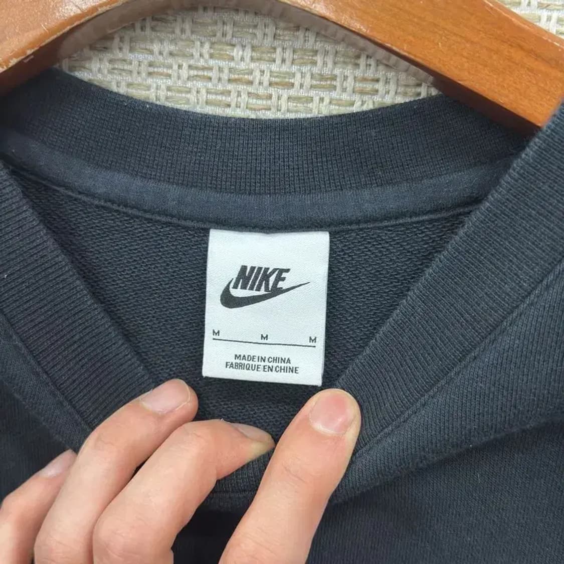 나이키 캐쥬얼 자수로고 오버핏 맨투맨 95 A00167 상품이미지3