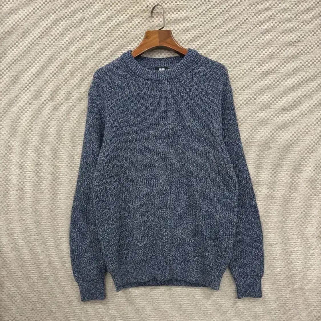 유니클로 라운드 넥 오버핏 스웨터 니트 105 A00172 상품이미지1