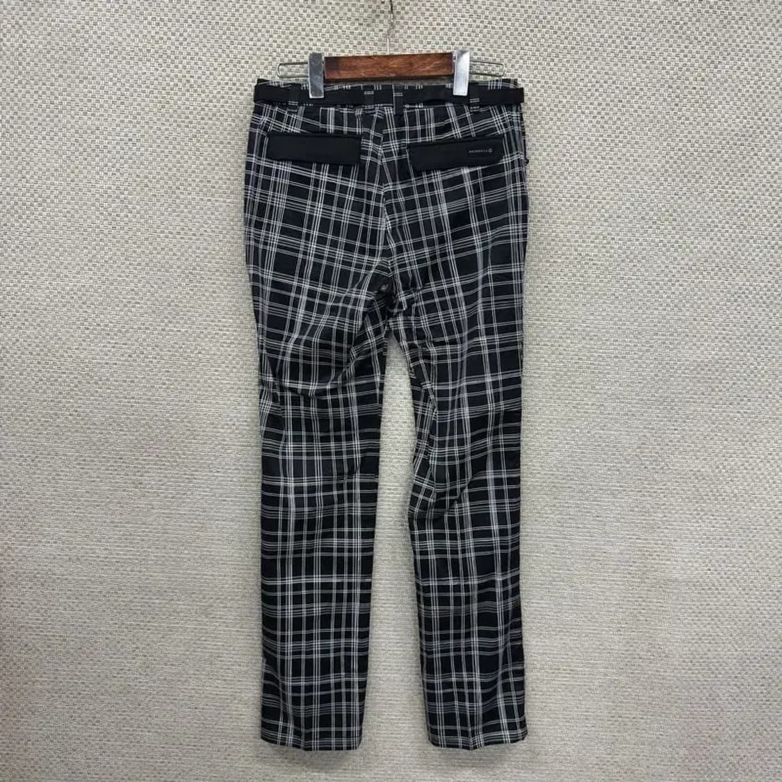 머렐 골프 벨트세트 체크 바지 28인치 A00197 상품이미지2