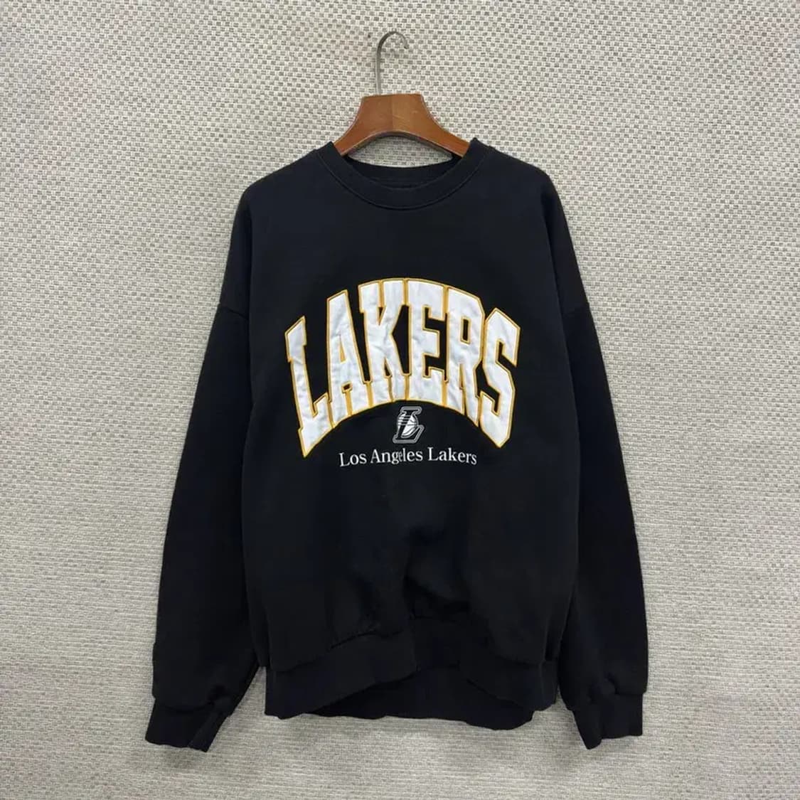 NBA 약기모 자수 빅로고 오버핏 맨투맨 100 A00169 상품이미지1