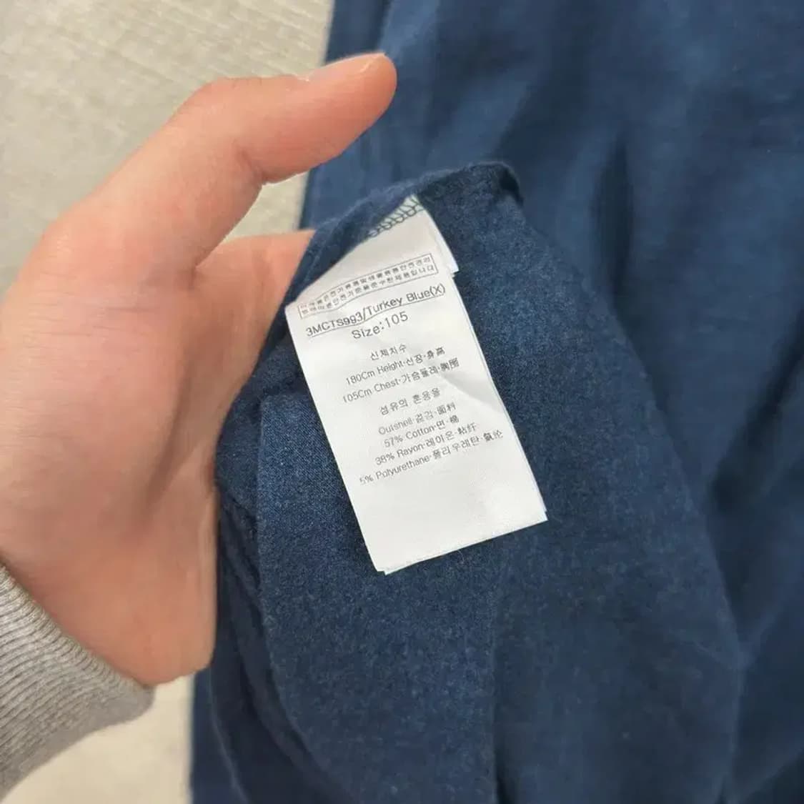 루이카스텔 골프 아웃도어 반폴라 롱슬리브 긴팔티 105 A00188 상품이미지3