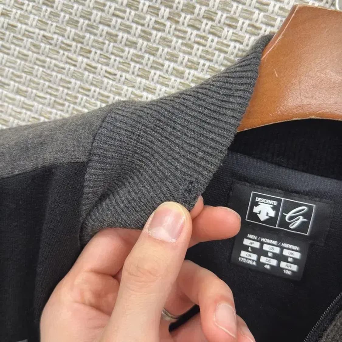 데상트 아웃도어 등산 반집업 니트 100 A00179 상품이미지5