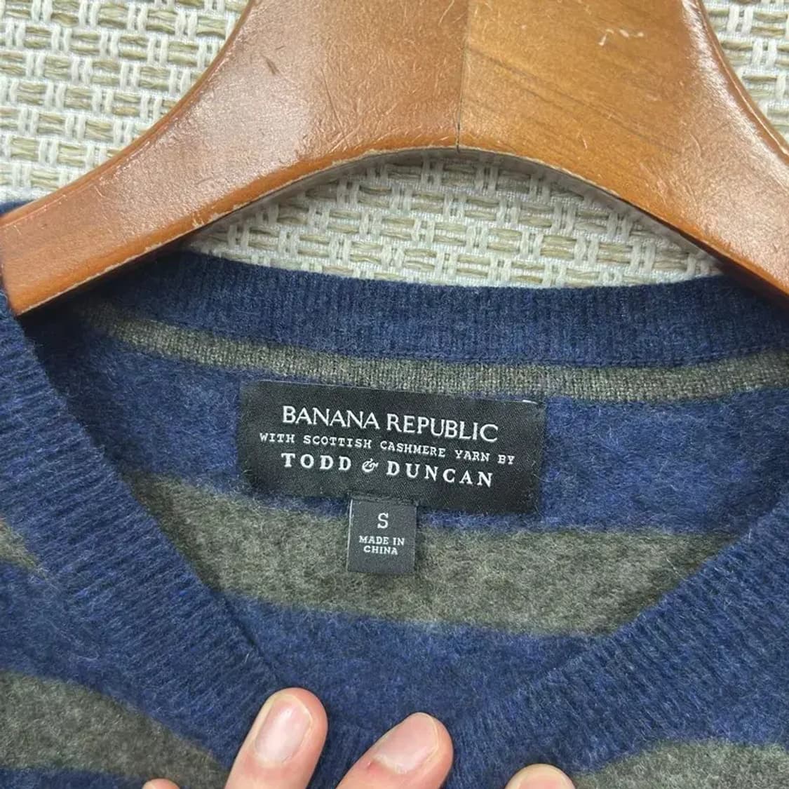 바나나리퍼블릭 캐쥬얼 스트라이프 오버핏 니트 90 A00178 상품이미지3