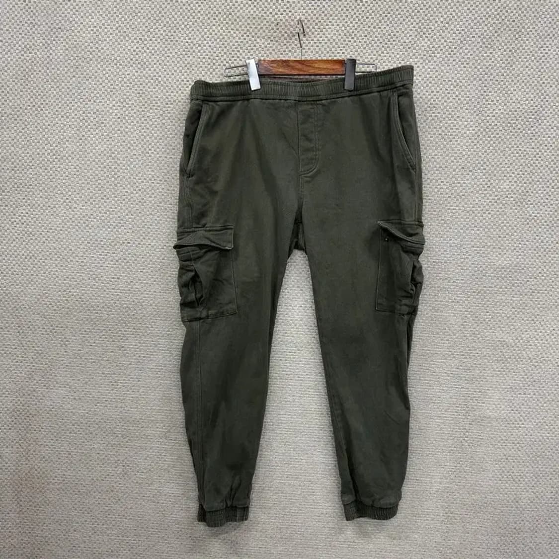 지프 JEEP 밴딩 카고 조거팬츠 바지 38인치 A00195 상품이미지1