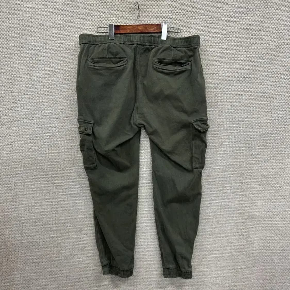 지프 JEEP 밴딩 카고 조거팬츠 바지 38인치 A00195 상품이미지2