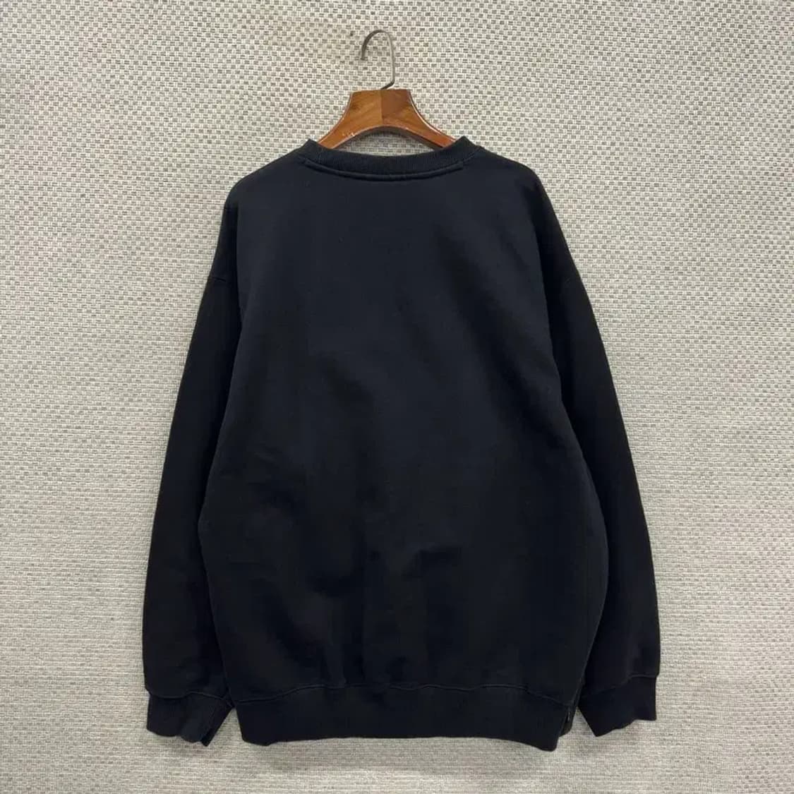 커버낫 캐쥬얼 자수로고 오버핏 맨투맨 105 A00170 상품이미지2