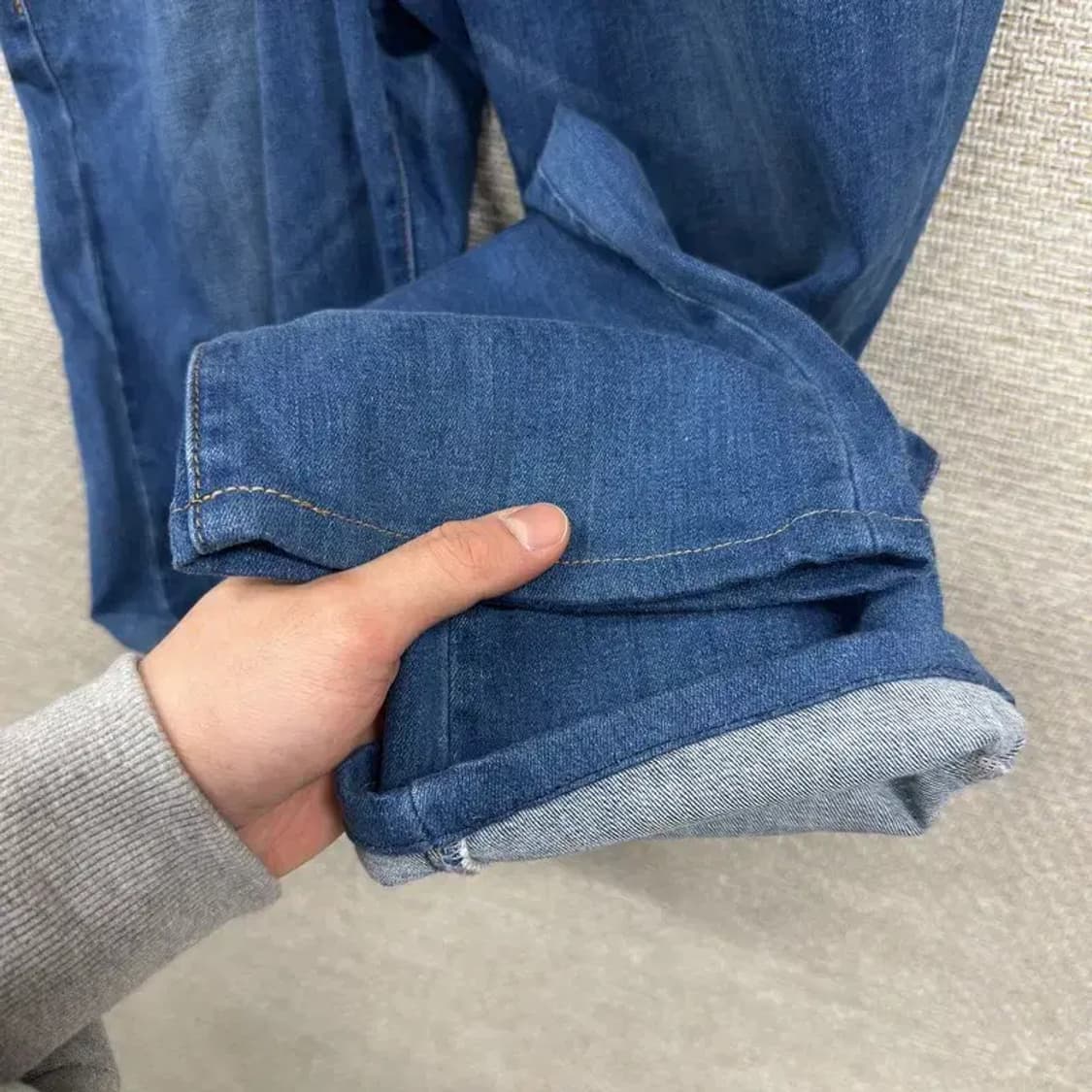 게스 캐쥬얼 자수로고 데님 청바지 31인치 A00198 상품이미지7