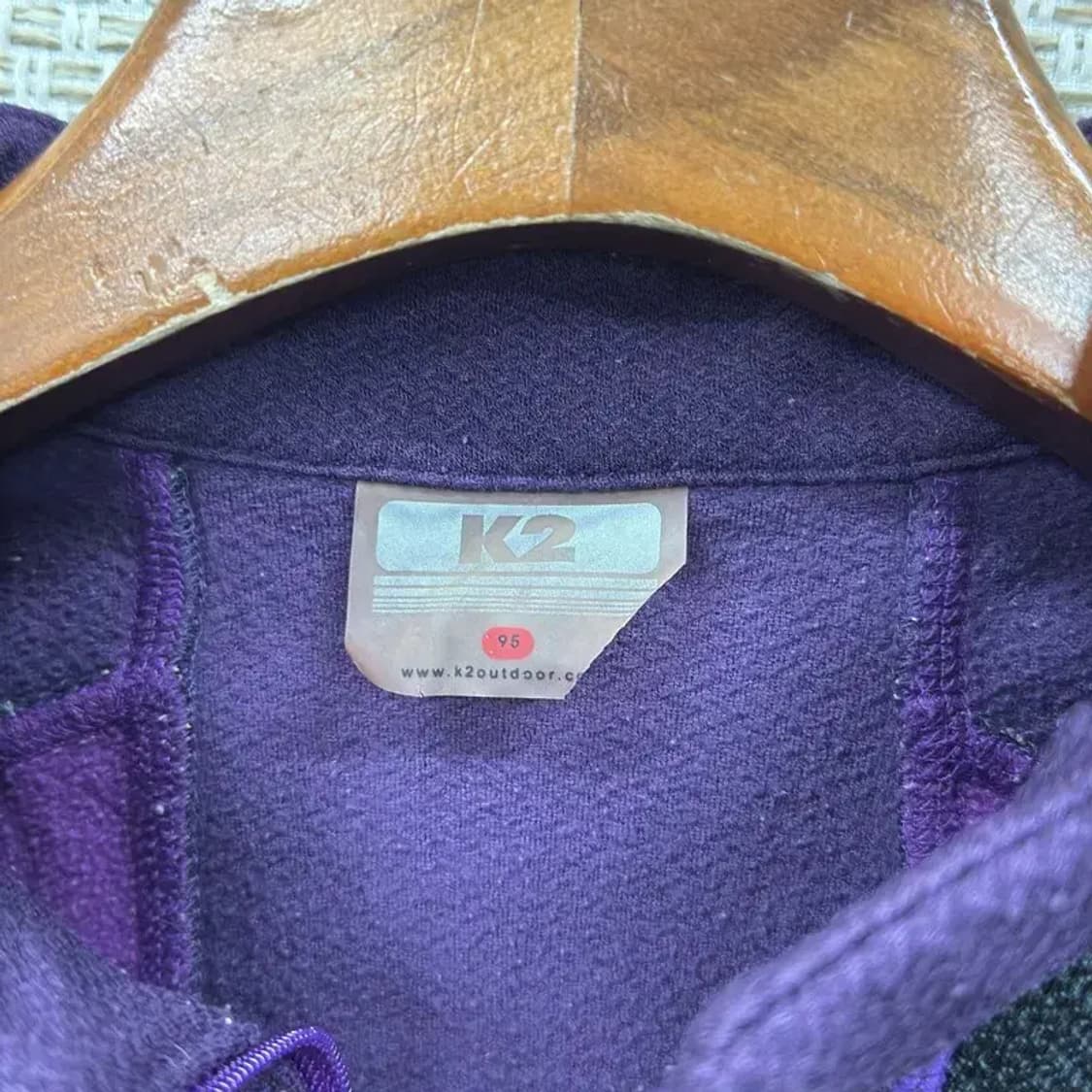 K2 아웃도어 등산 후리스 반집업 긴팔티 95 A00244 상품이미지3