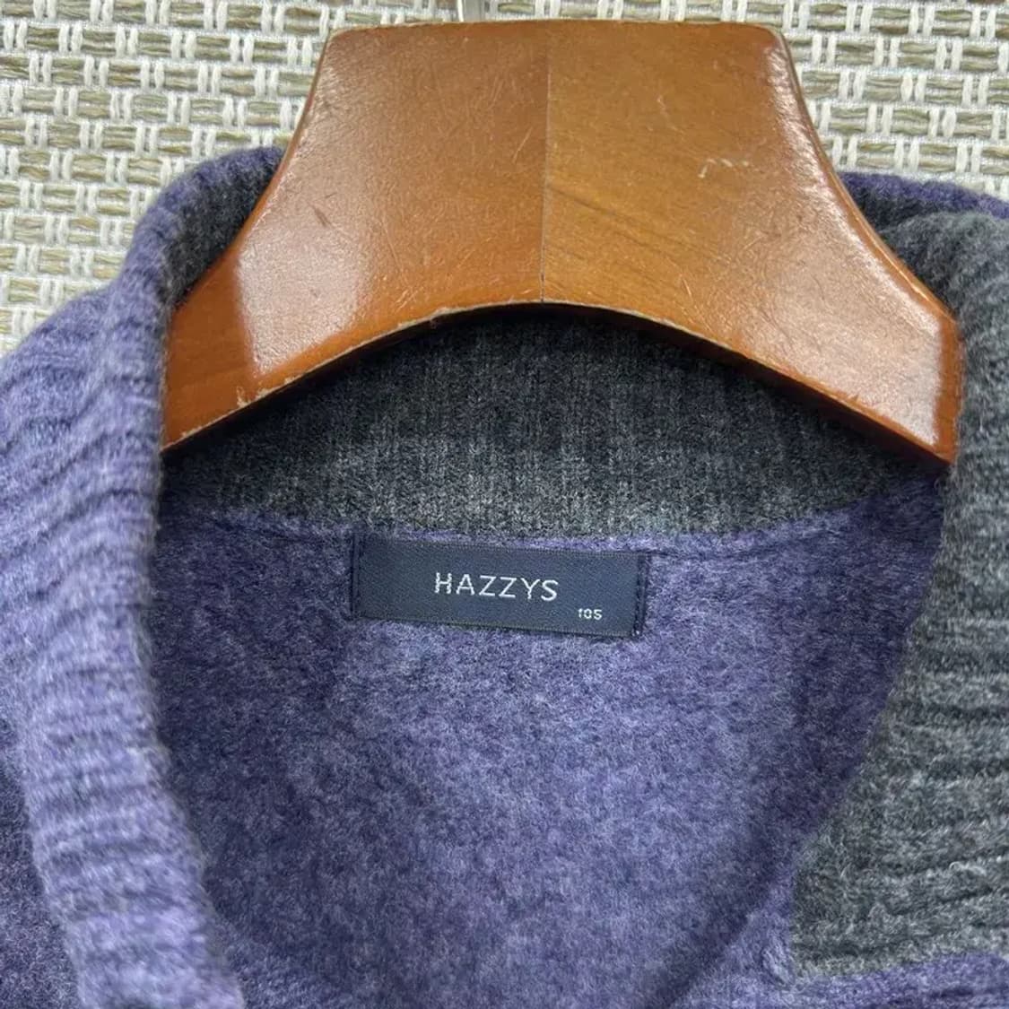 헤지스 캐쥬얼 반폴라 스웨터 니트 105 A00248 상품이미지3