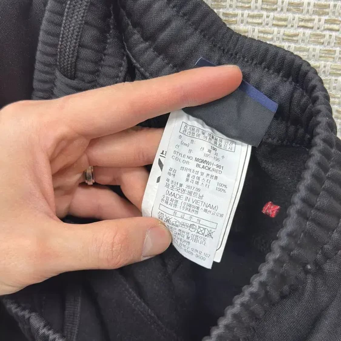 밀레 캐쥬얼 운동 츄리닝바지 190 A00274 상품이미지5