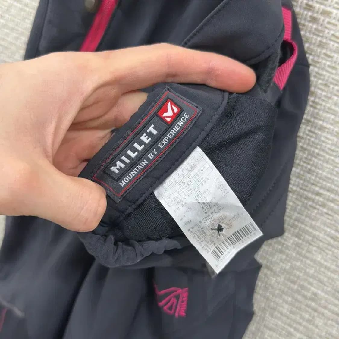 밀레 아웃도어 등산 반밴딩 기능성 바지 26인치 A00275 상품이미지3