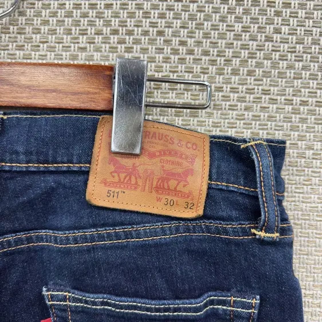 리바이스 511 캐쥬얼 일자 데님 청바지 30인치 A00280 상품이미지3