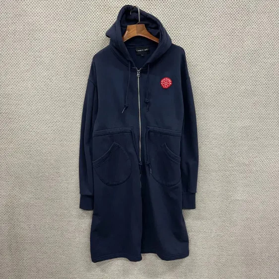 와릿이즌 캐쥬얼 집업 후드 원피스 95 A00322 상품이미지1