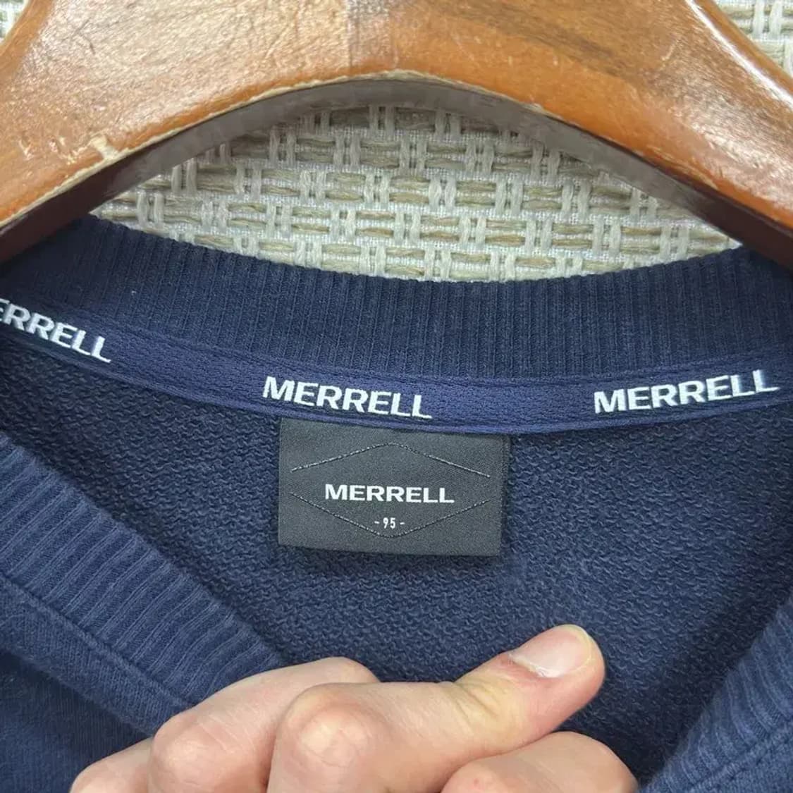 머렐 캐쥬얼 자수로고 맨투맨 95 A00326 상품이미지3