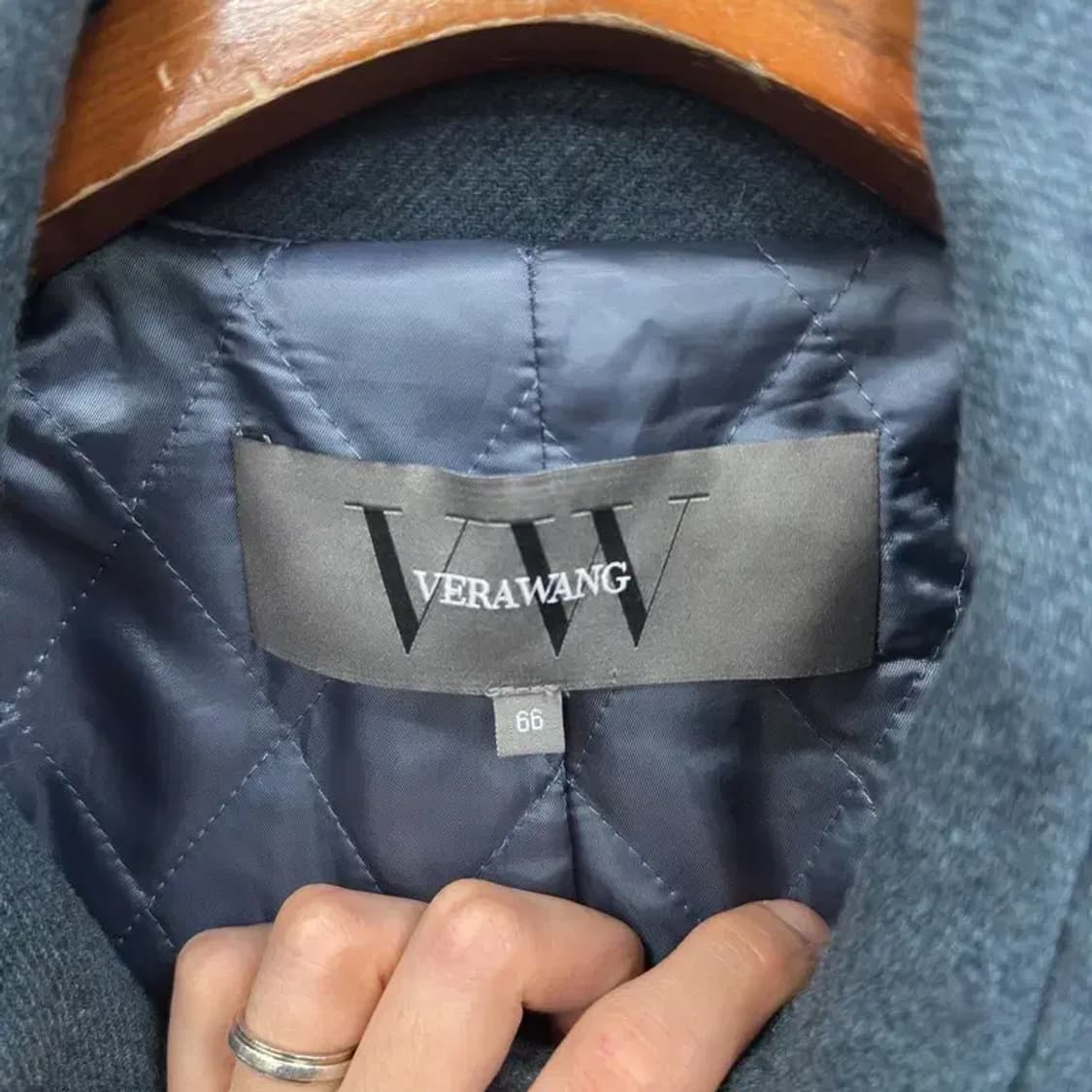 베라왕 안감누빔 모직 울 혼방 코트 85 A00328 상품이미지3