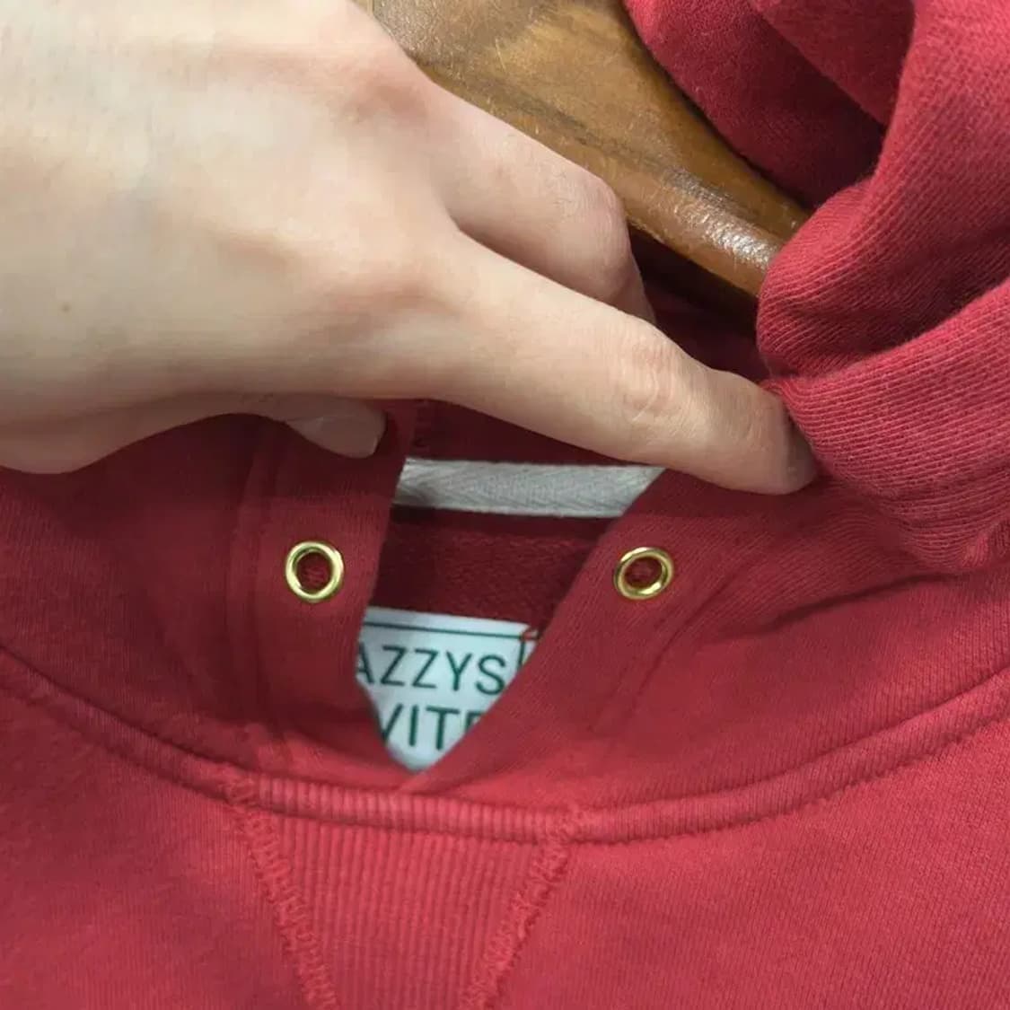 헤지스 자수로고 캐쥬얼 후드티 100 A00332 상품이미지5