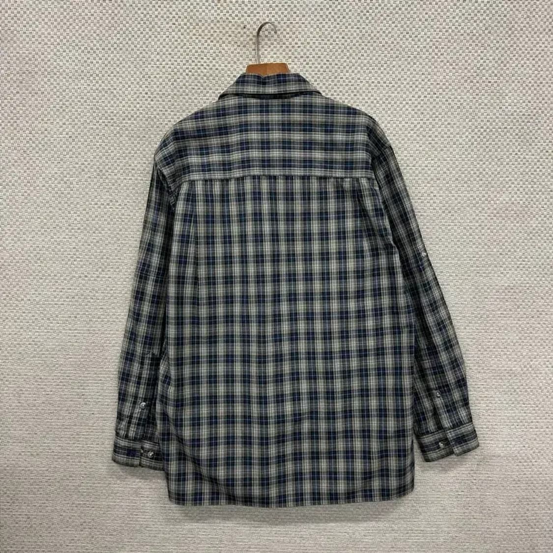 콜럼비아 아웃도어 캐쥬얼 긴팔 체크패턴 오버핏 셔츠 90 A00335 상품이미지2