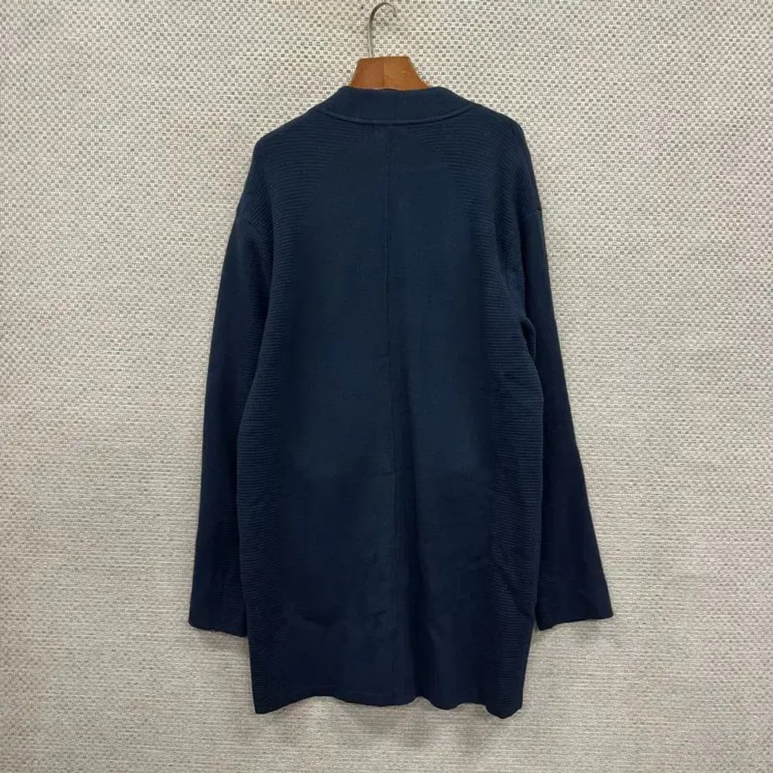 타임 한섬 캐쥬얼 울 혼방 빅포켓 롱 가디건 100 A00343 상품이미지2