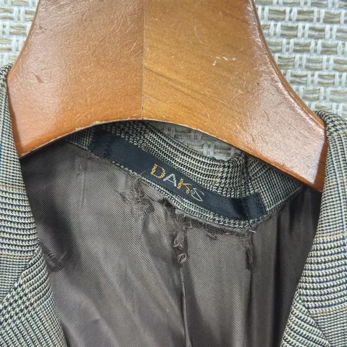 닥스 올드스쿨 체크 패턴 블레이저 자켓 100 A00345 상품이미지4