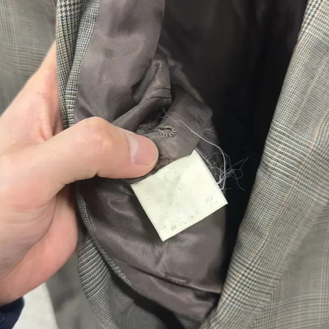 닥스 올드스쿨 체크 패턴 블레이저 자켓 100 A00345 상품이미지5