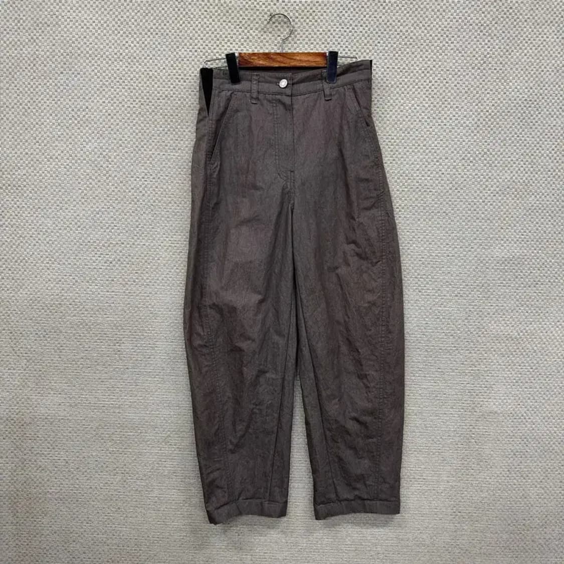 시스템 한섬 빈티지 벌룬와이드 다트팬츠 바지 24인치 A00356 상품이미지1