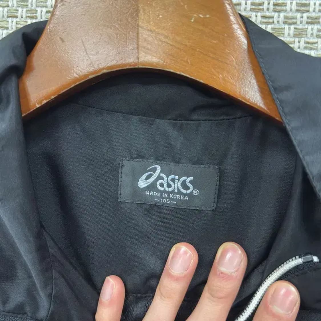 아식스 올드스쿨 화이트라인 바람막이 자켓 105 A00346 상품이미지3