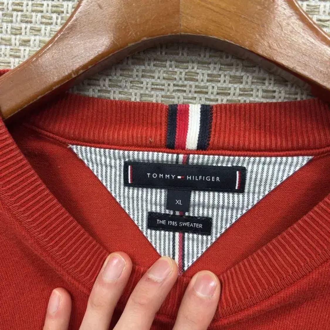 타미힐피거 캐쥬얼 자수로고 스웻셔츠 맨투맨 105 A00347 상품이미지3