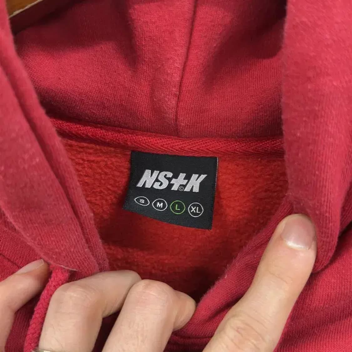 네스티킥 캐쥬얼 약기모 자수 빅로고 후드티 100 A00341 상품이미지3