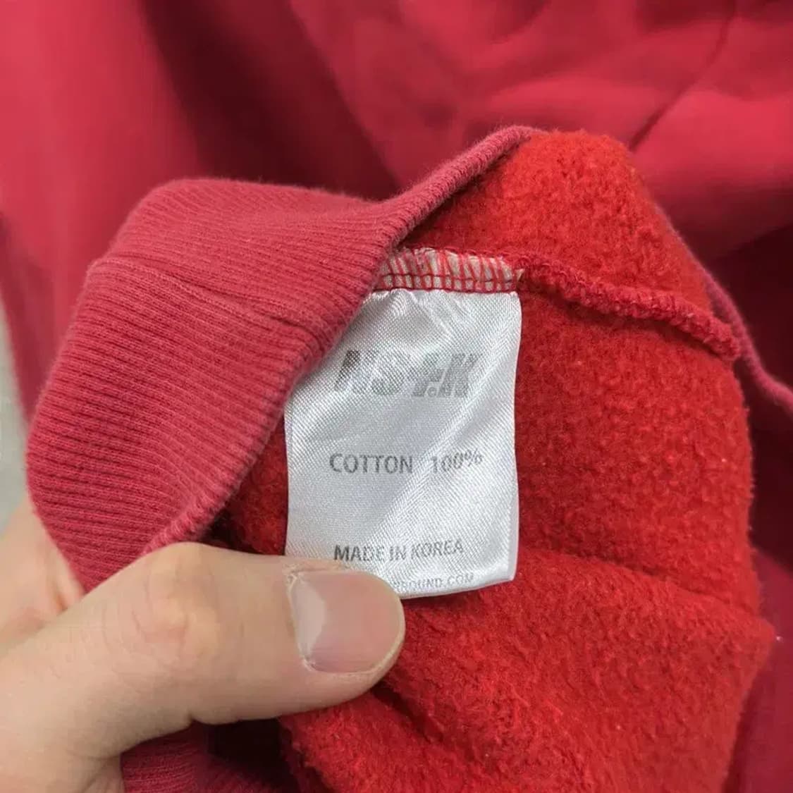 네스티킥 캐쥬얼 약기모 자수 빅로고 후드티 100 A00341 상품이미지4