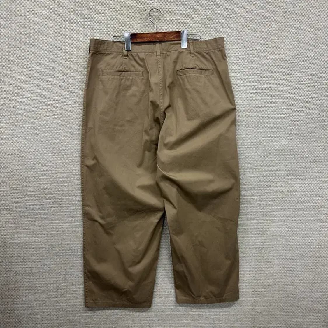 유니클로 U 캐쥬얼 브라운 와이드팬츠 바지 95 A00360 상품이미지2