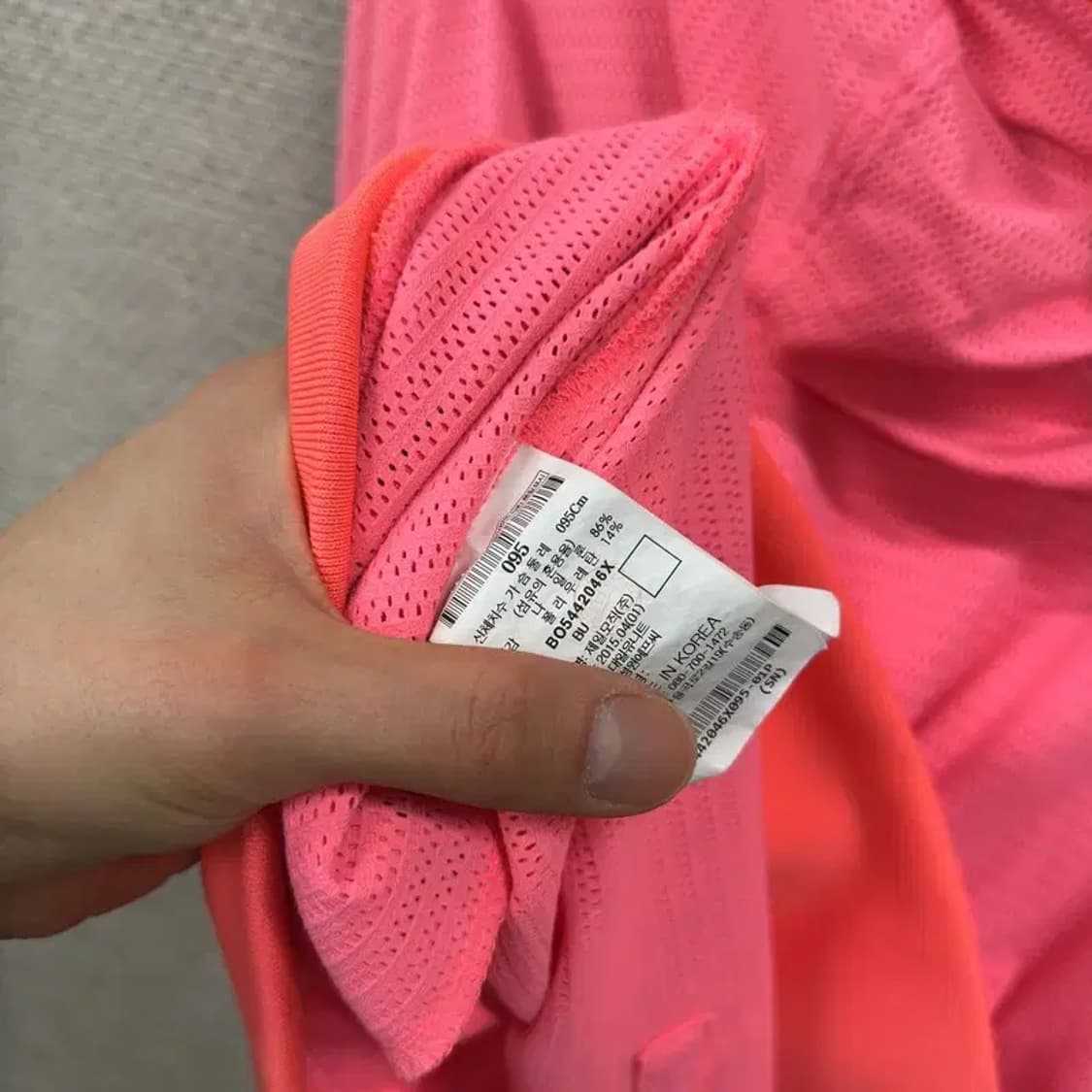 빈폴 아웃도어 골프 핑크 후드 집업 95 A00415 상품이미지4