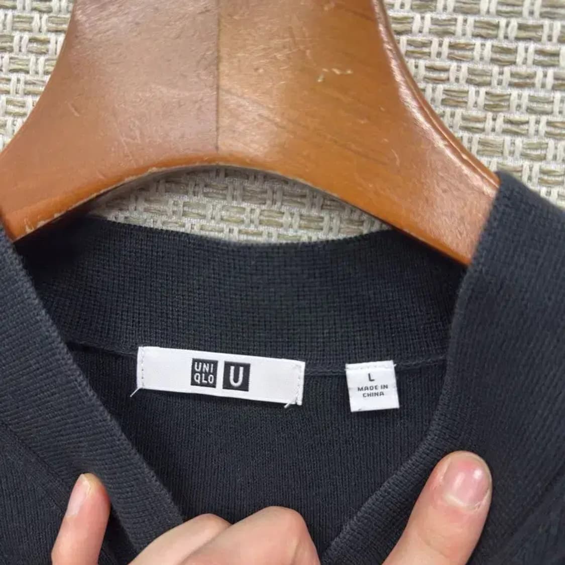 유니클로 캐쥬얼 브이넥 오버핏 가디건 100 A00423 상품이미지3