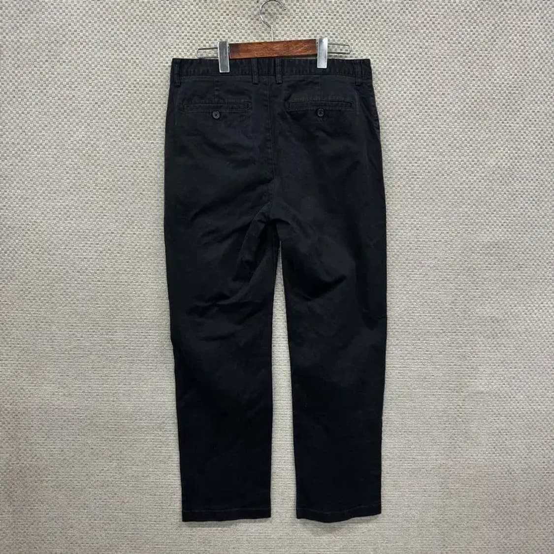 무신사스탠다드 레귤러핏 캐쥬얼 블랙진 바지 32인치 A00430 상품이미지2