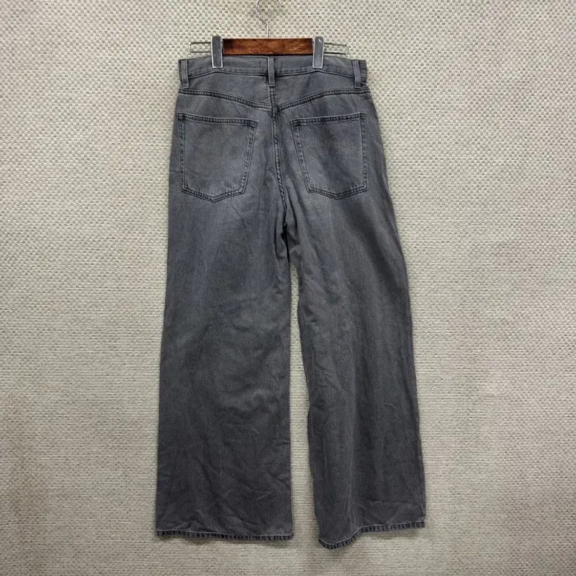 유니클로 캐쥬얼 데님 와이드팬츠 청바지 27인치 A00433 상품이미지2