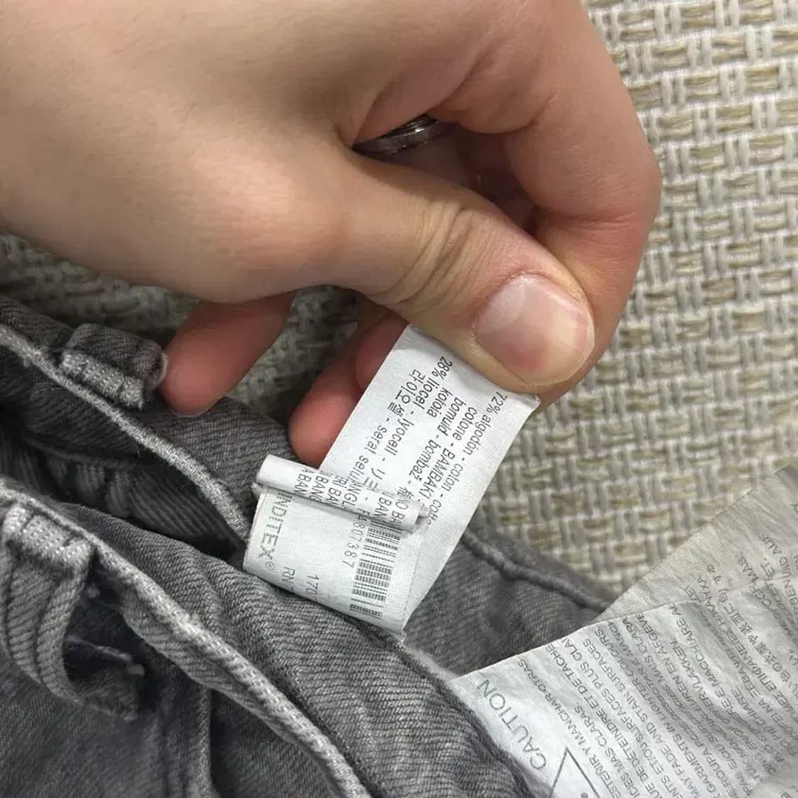 자라 ZARA 캐쥬얼 와이드 데님 팬츠 28인치 A00434 상품이미지4