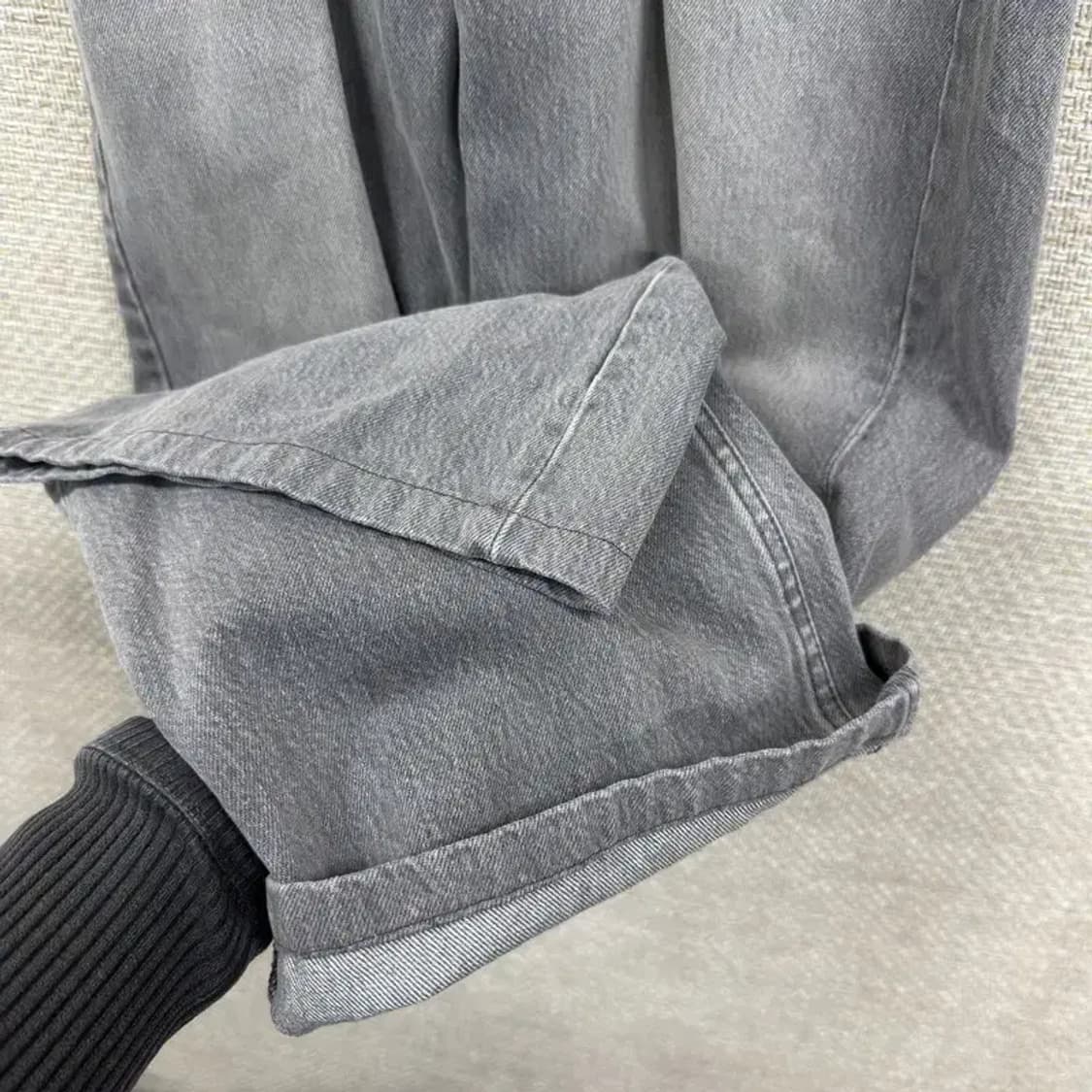 자라 ZARA 캐쥬얼 와이드 데님 팬츠 28인치 A00434 상품이미지5