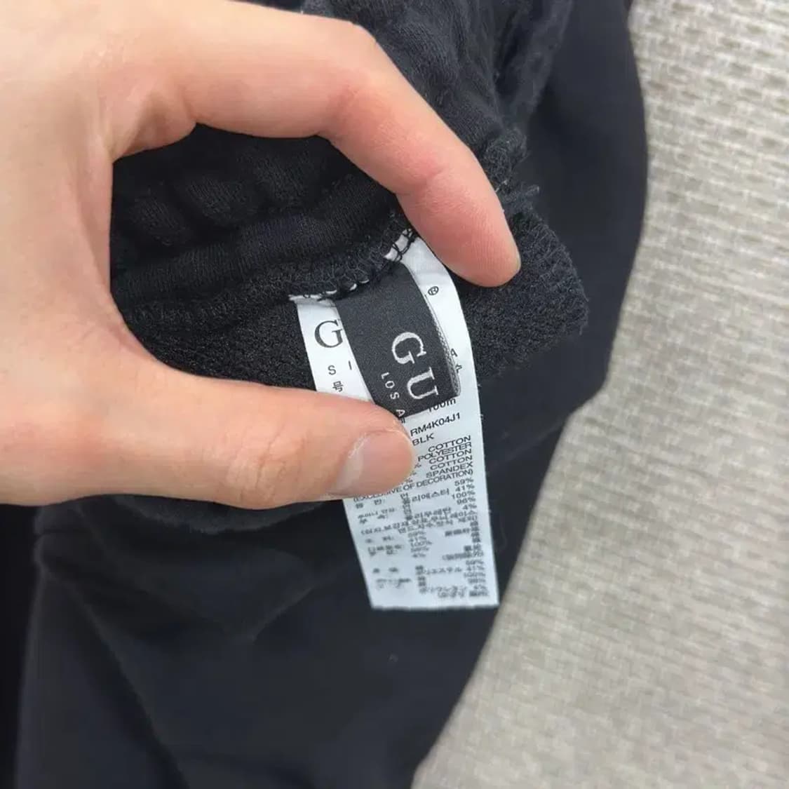 게스 트레이닝 운동 조거팬츠 바지 L A00439 상품이미지3