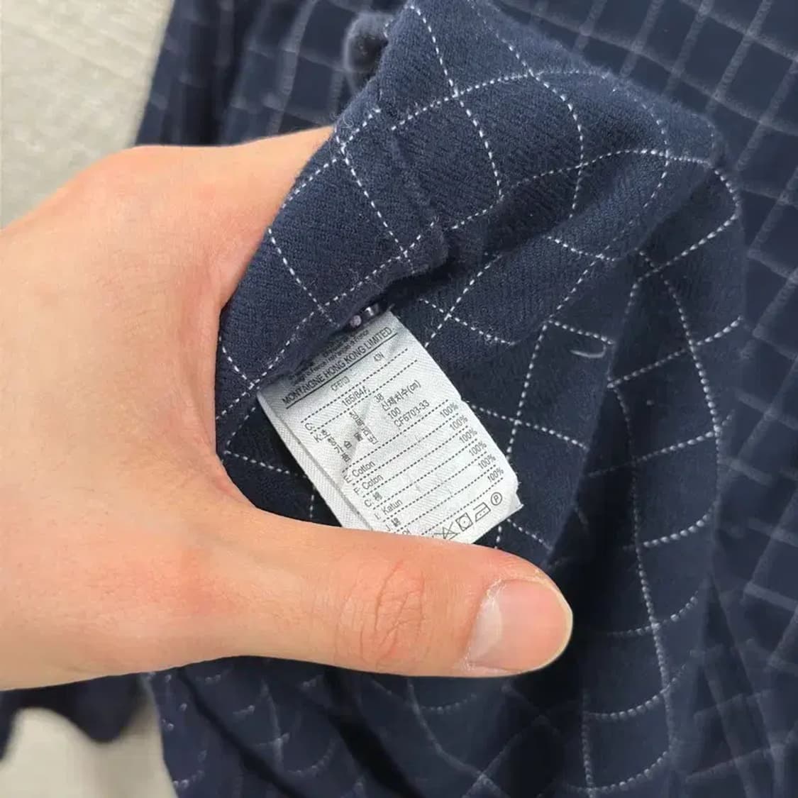 라코스테 캐쥬얼 체크패턴 반집업 카라티 100 A00417 상품이미지4