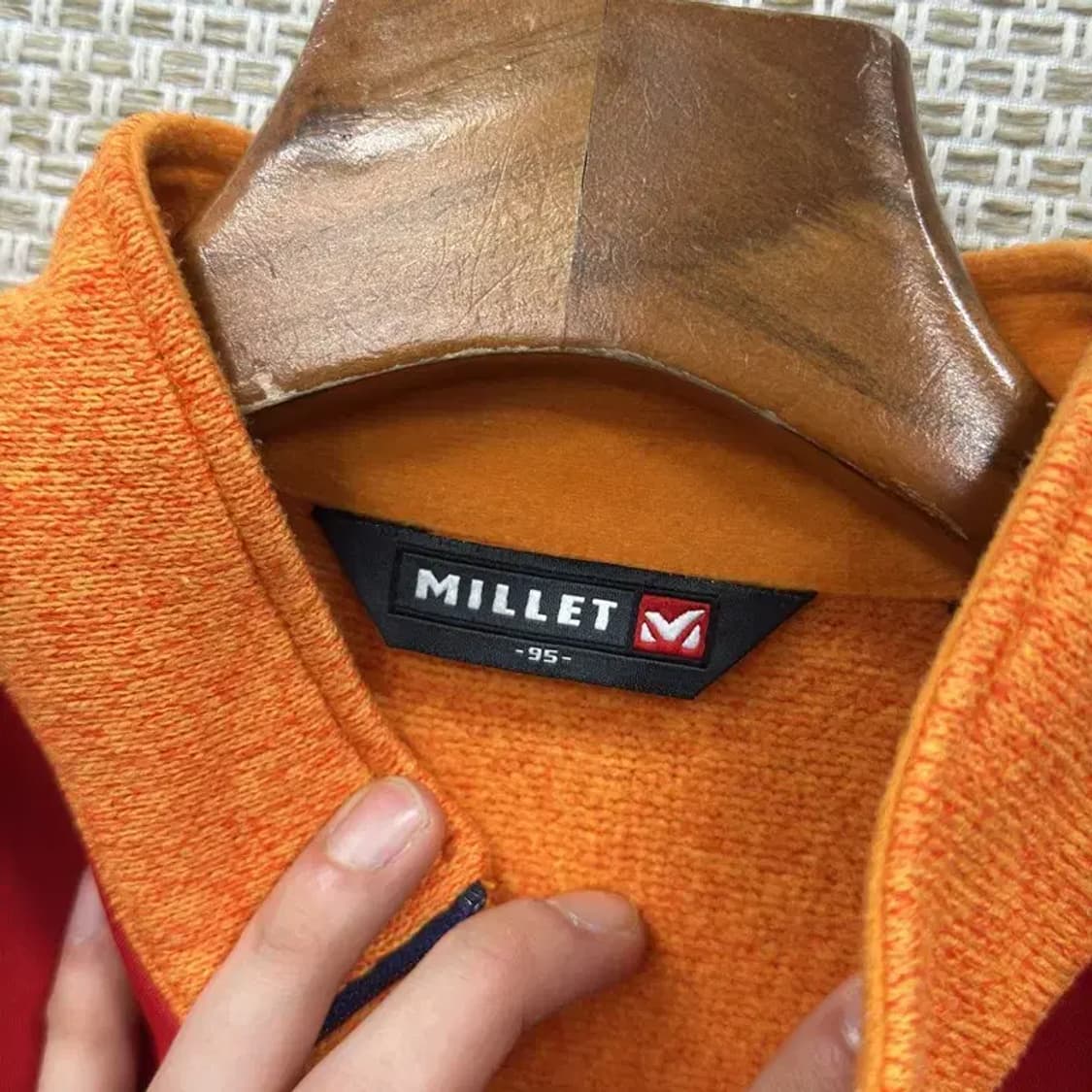 밀레 아웃도어 등산 반집업 긴팔티  95 A00412 상품이미지3