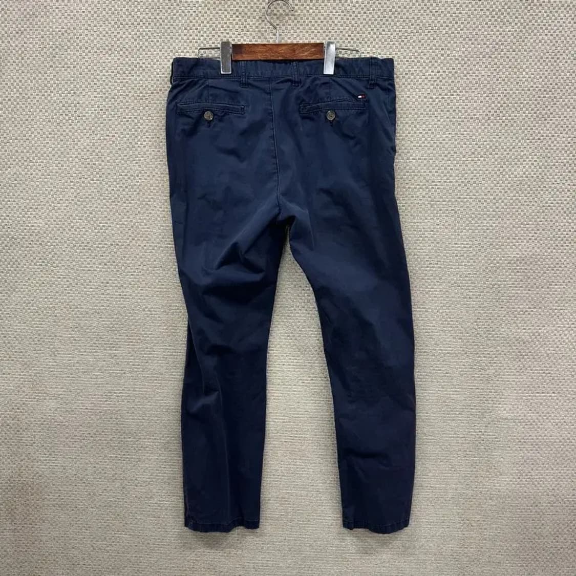 타미힐피거 슬림핏 캐쥬얼 네이비 면바지 32인치 A00435 상품이미지2