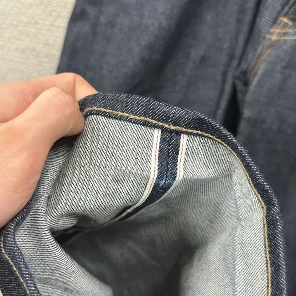 유니클로 캐쥬얼 일자 데님 청바지 38인치 A00437 상품이미지3