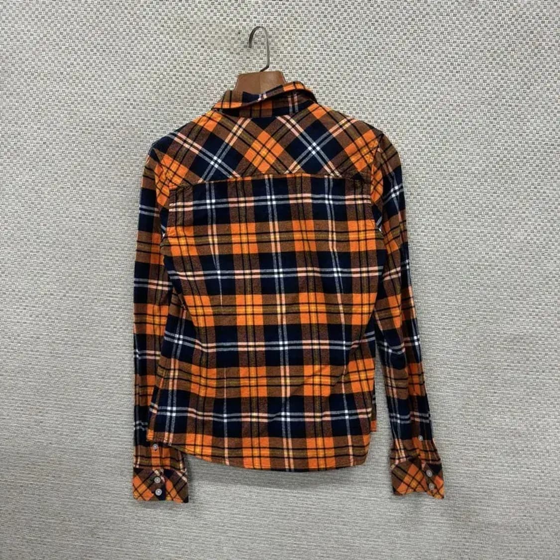 게스 캐주얼 빈티지 체크 긴팔 셔츠 90 A00485 상품이미지2