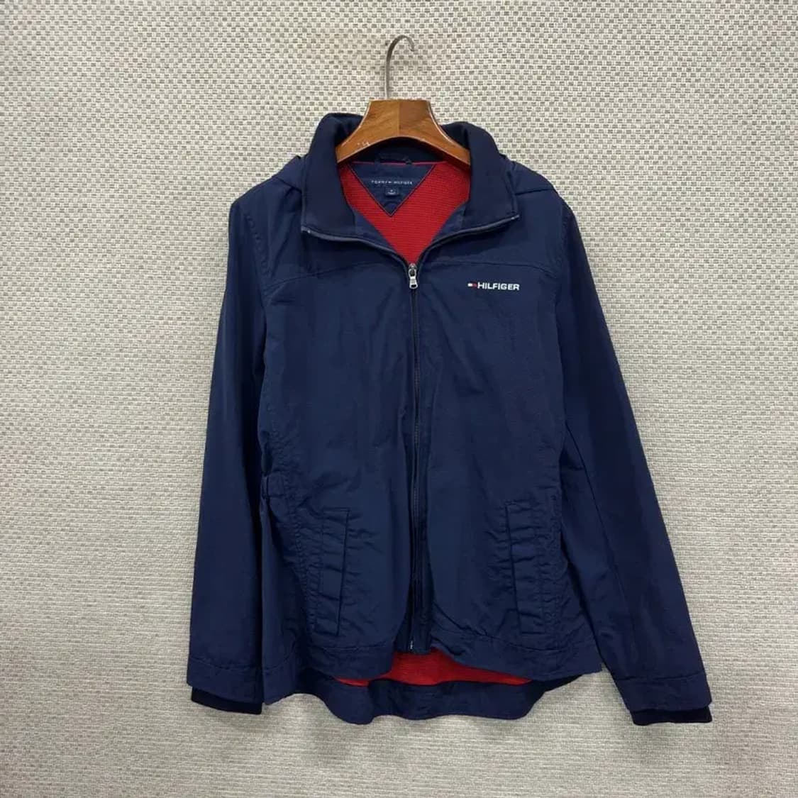타미힐피거 올드스쿨 자수로고 윈드러너 바람막이 95 A00486 상품이미지1